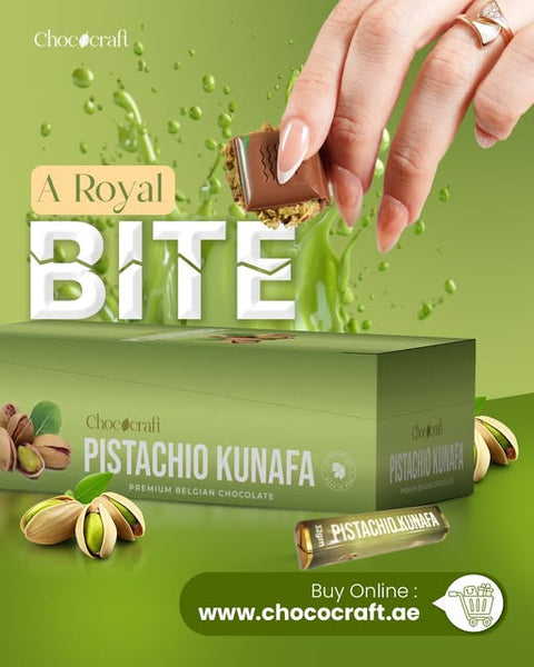 Pistachio Kunafa Chocolate