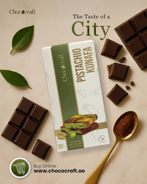 Pistachio Kunafa Chocolate