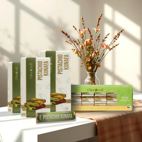 Pistachio Kunafa Chocolate