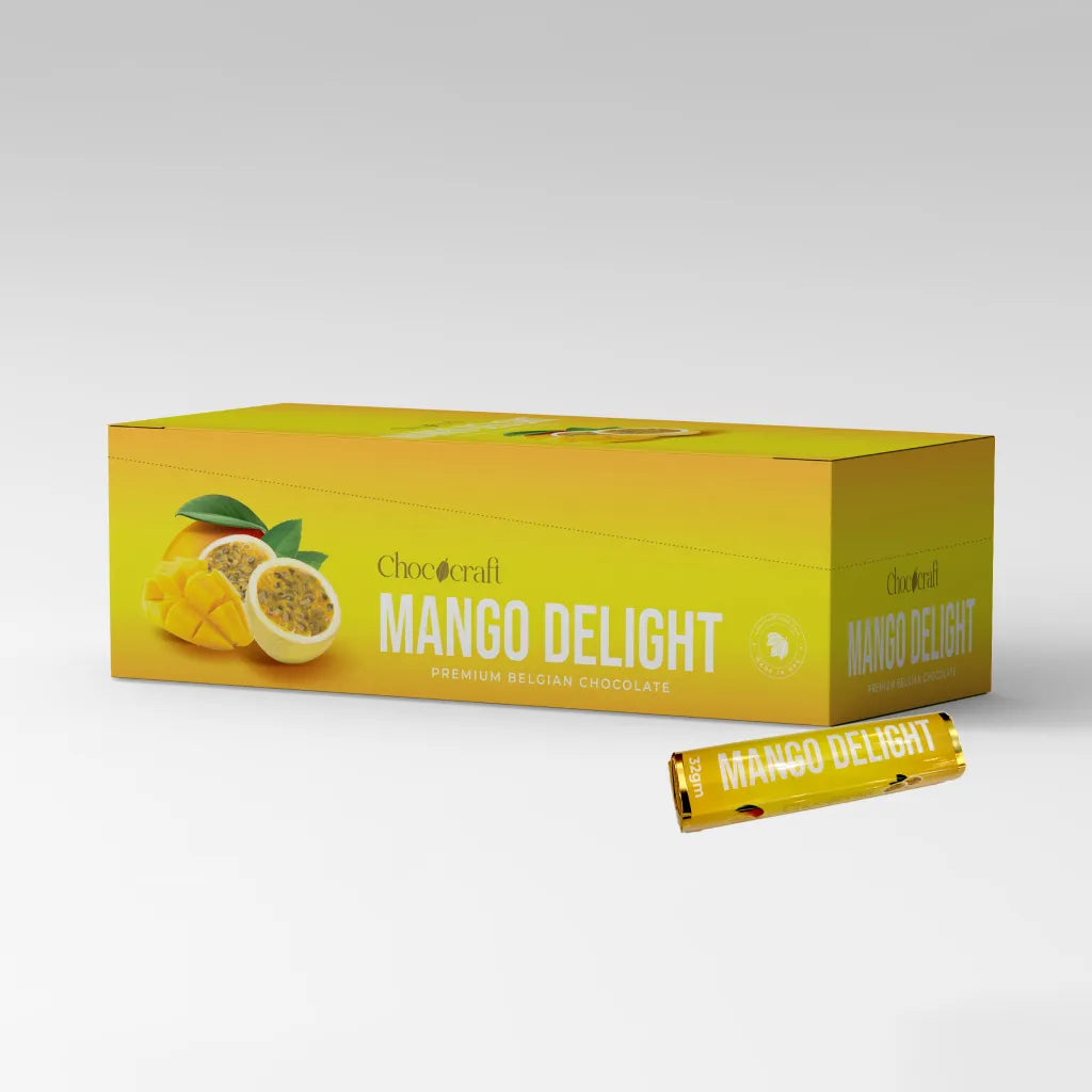 Mango Passion Fruit Chocolate Bar 32g | Chococraft