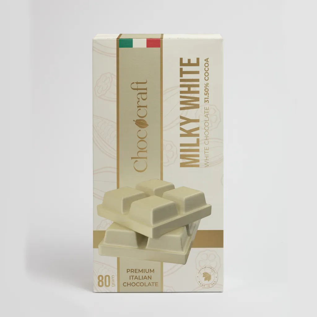 Premium Italian White Chocolate 80g | Chococraft