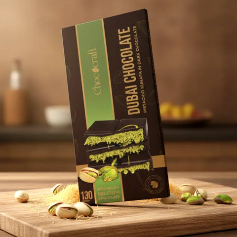 Dubai Chocolate with pistachios  