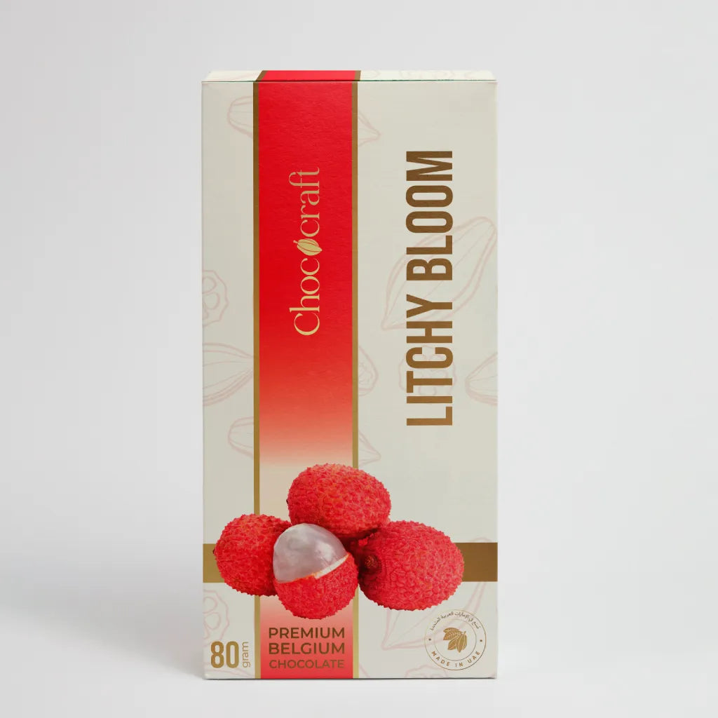 Litchy Bloom Chocolate 80g | Chococraft