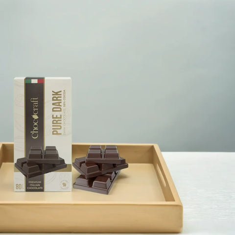 Chococraft Pure Dark Chocolate 80g